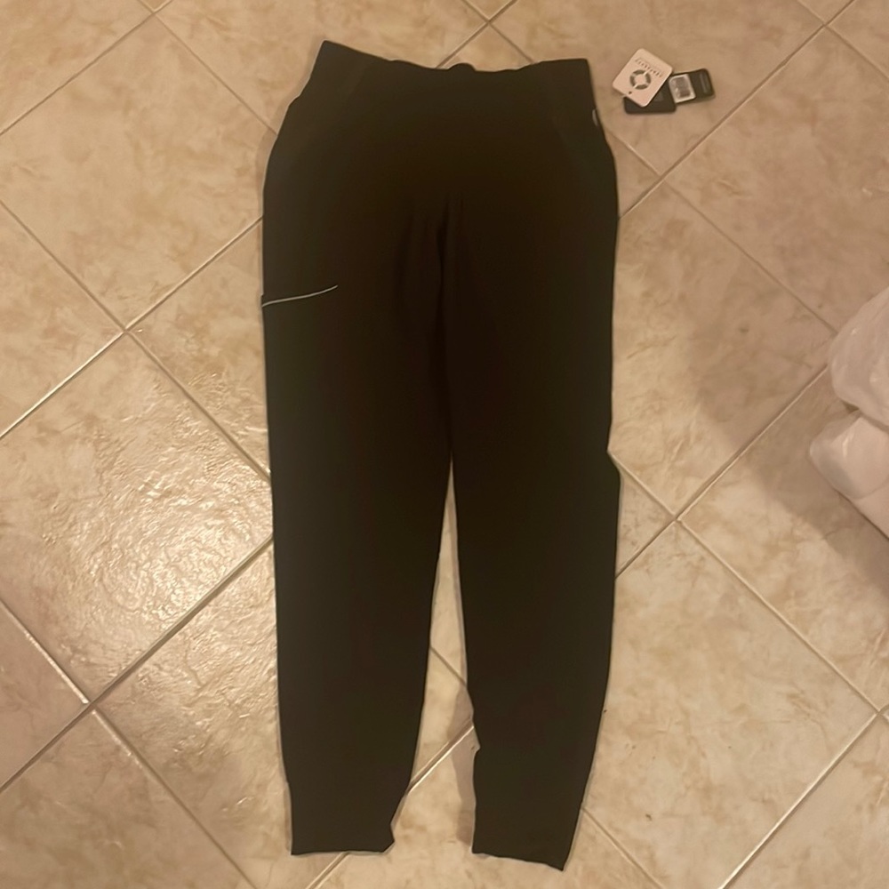 Black scrub pants XS Tall. Brand new